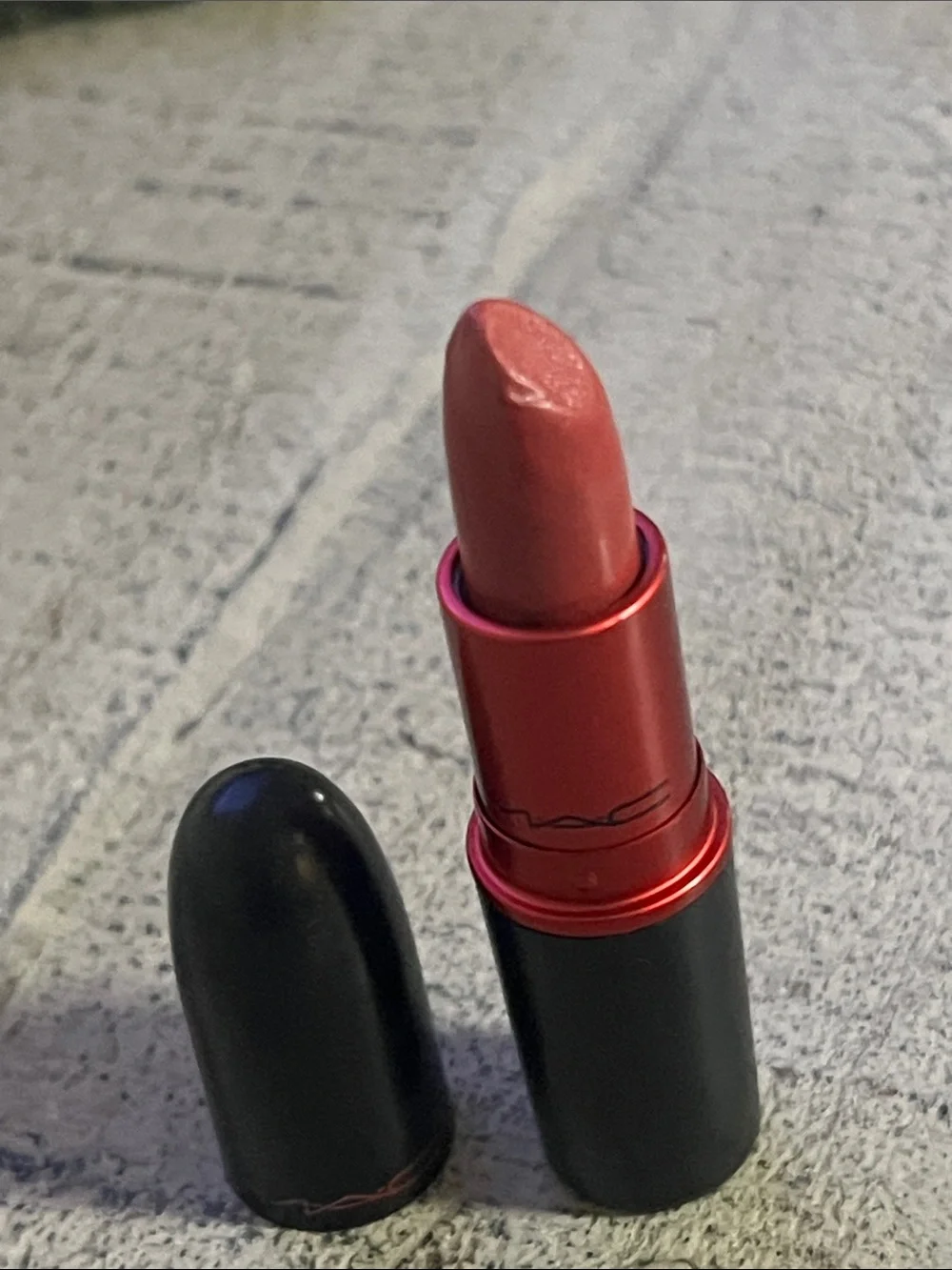 New MAC Cosmetics Viva Glam IV Frost Berry Pink Lipstick